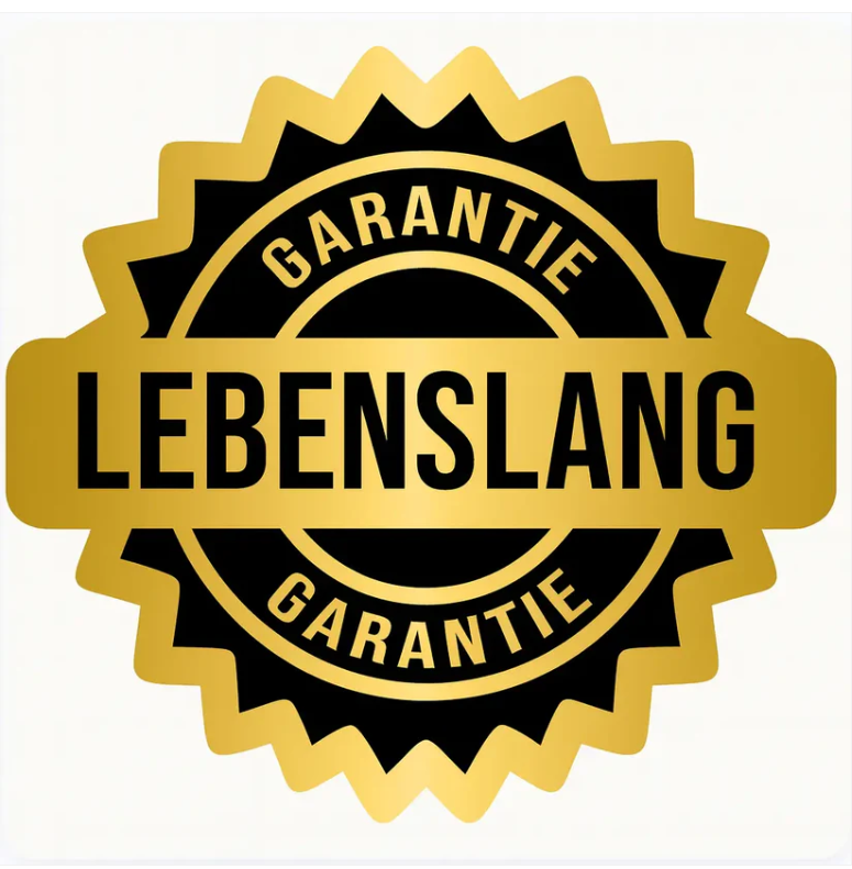 Lebenslange Garantie